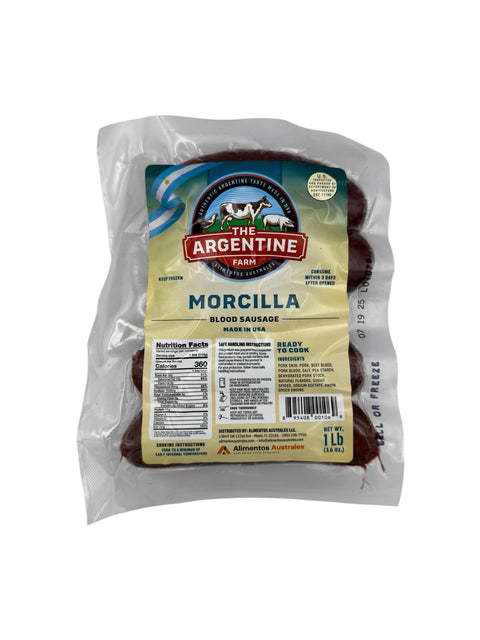 The Argentine Morcilla (Blood Sausage) Front