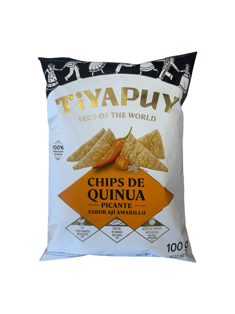 Tiyapuy Chips de Quinoa Picante - 100g Front