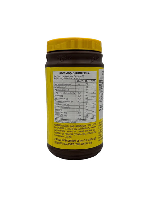 Toddy Original Chocolate Milk Back