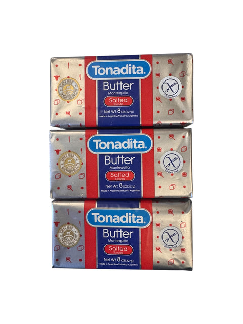 Tonadita Salted Butter - 3pk Front