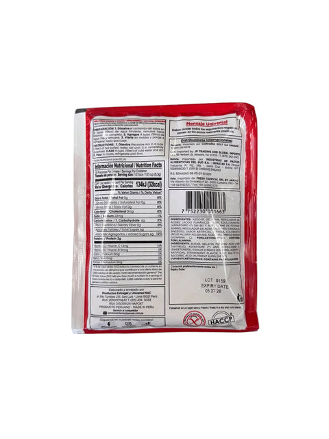 Universal Strawberry Gelatin Mix - 150g Back
