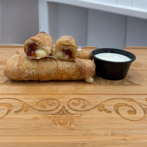 Venezuelan Cheese & Guava Tequeno Front Close Up