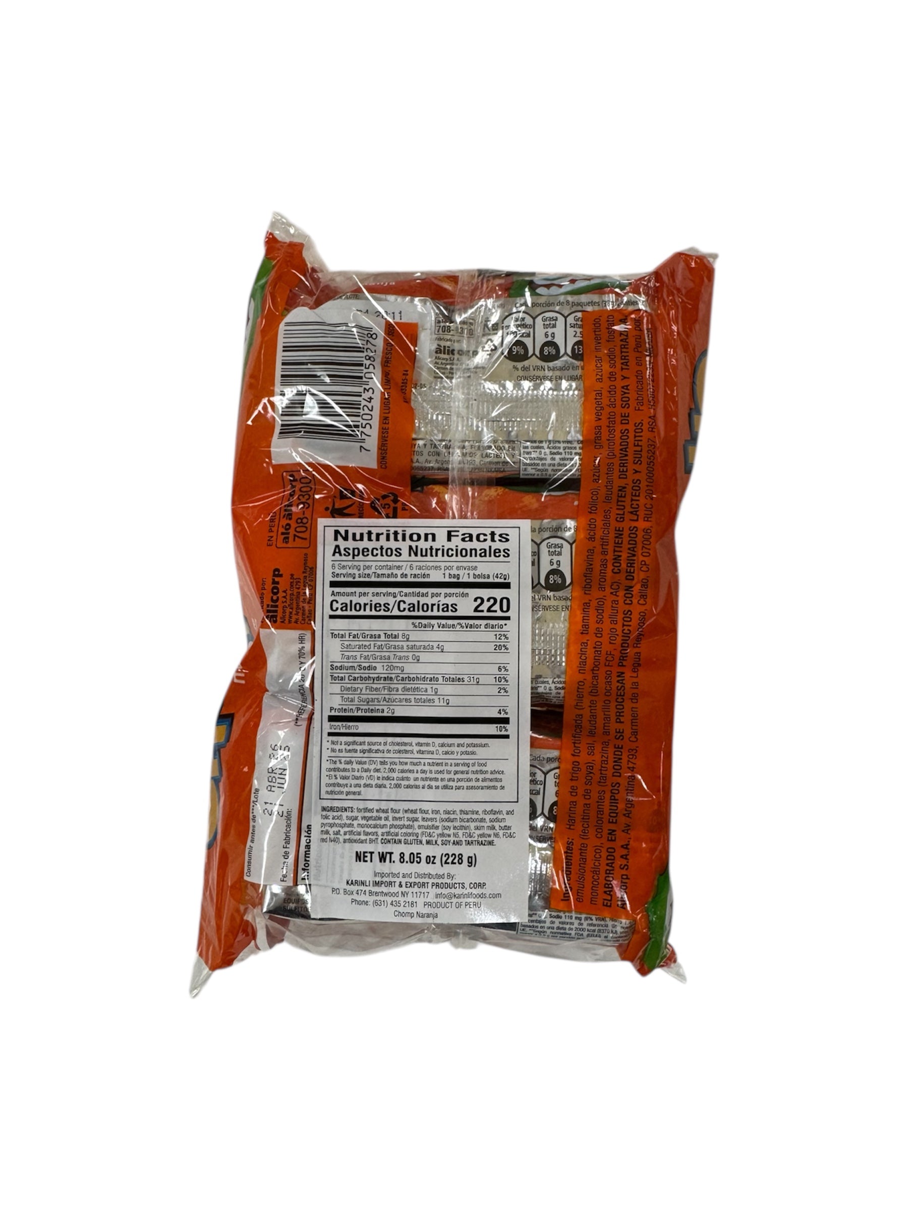 Victoria Chomp Orange Cookies - 228g – Latimex Market