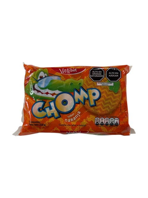 Victoria Chomp Orange Cookies - 228g Front