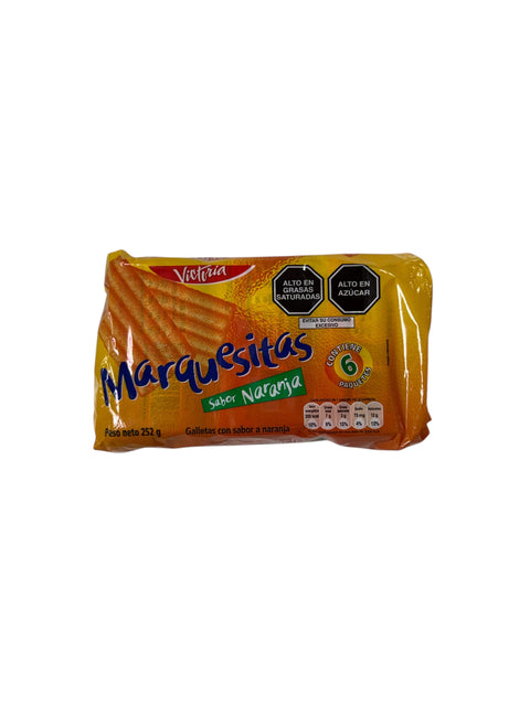 Victoria Marquesitas Naranja Cookies - 252g Front