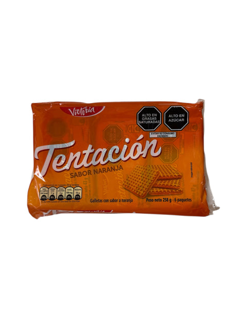 Victoria Tentacion Naranja Cookies - 258g Front