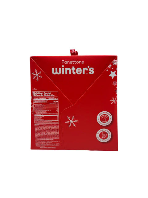 Winter’s Panettone - 900g Back Nutri Facts