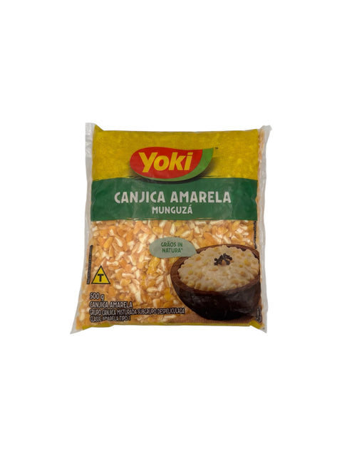 Yoki - Canjica Amarela (Yellow Hominy) - 500g Front