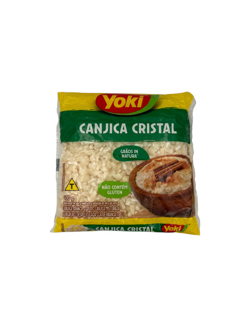 Yoki - Canjica Cristal (White Hominy) - 400g Front