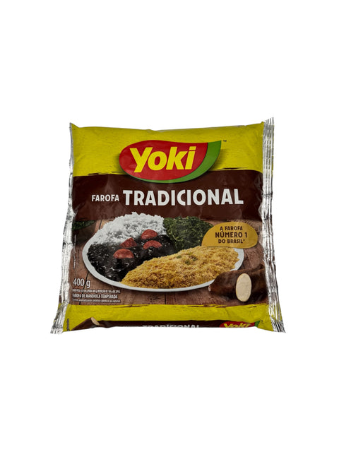 Yoki - Farofa Tradicional (Seasoned Cassava Flour) -400g Front