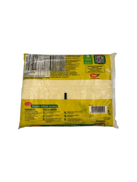 Yoki - Fuba Pre-Cozido (Pre-Cooked Cornmeal) - 1kg Back