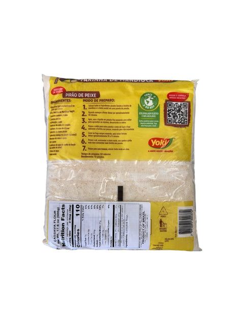 Yoki Farinha de Mandioca (Cassava Flour) - 500g Back