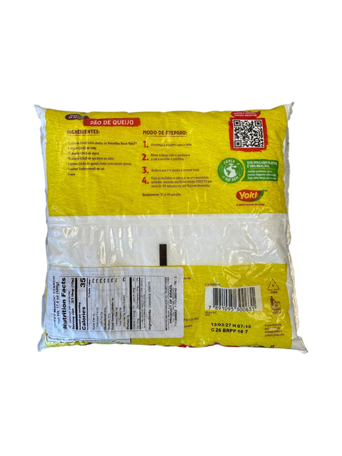 Yoki Polvilho Doce (Sweet Cassava Starch) - 500g Back