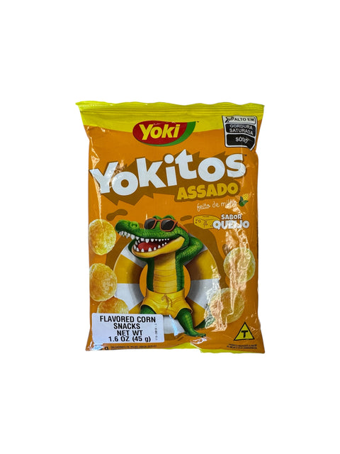 Yoki Yokitos Assado Queijo (Baked Cheese Corn Snacks) - 45g front1