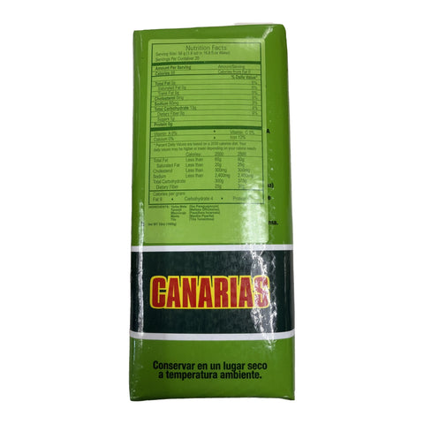 Canarias Serena yerba mate 1 kg nutrition facts and ingredients