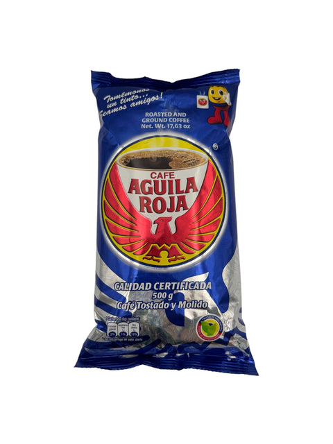 Águila Roja Roasted Ground Coffee - 500g Front